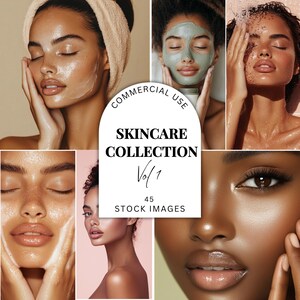 スキンケアのストック写真 - ソーシャルメディア、ブランディング、ウェブサイト向けの美的イメージ - MedSpa - スキンモデル - AIモデル - アカデミーの写真
