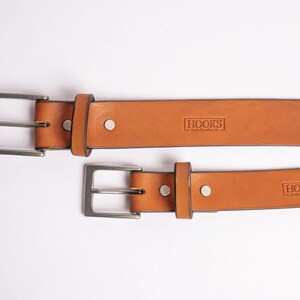 English Tan Bridle Belt