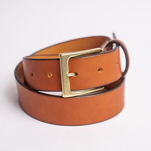 English Tan Bridle Belt