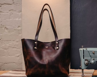 Brown Nut Dublin Tote Bag