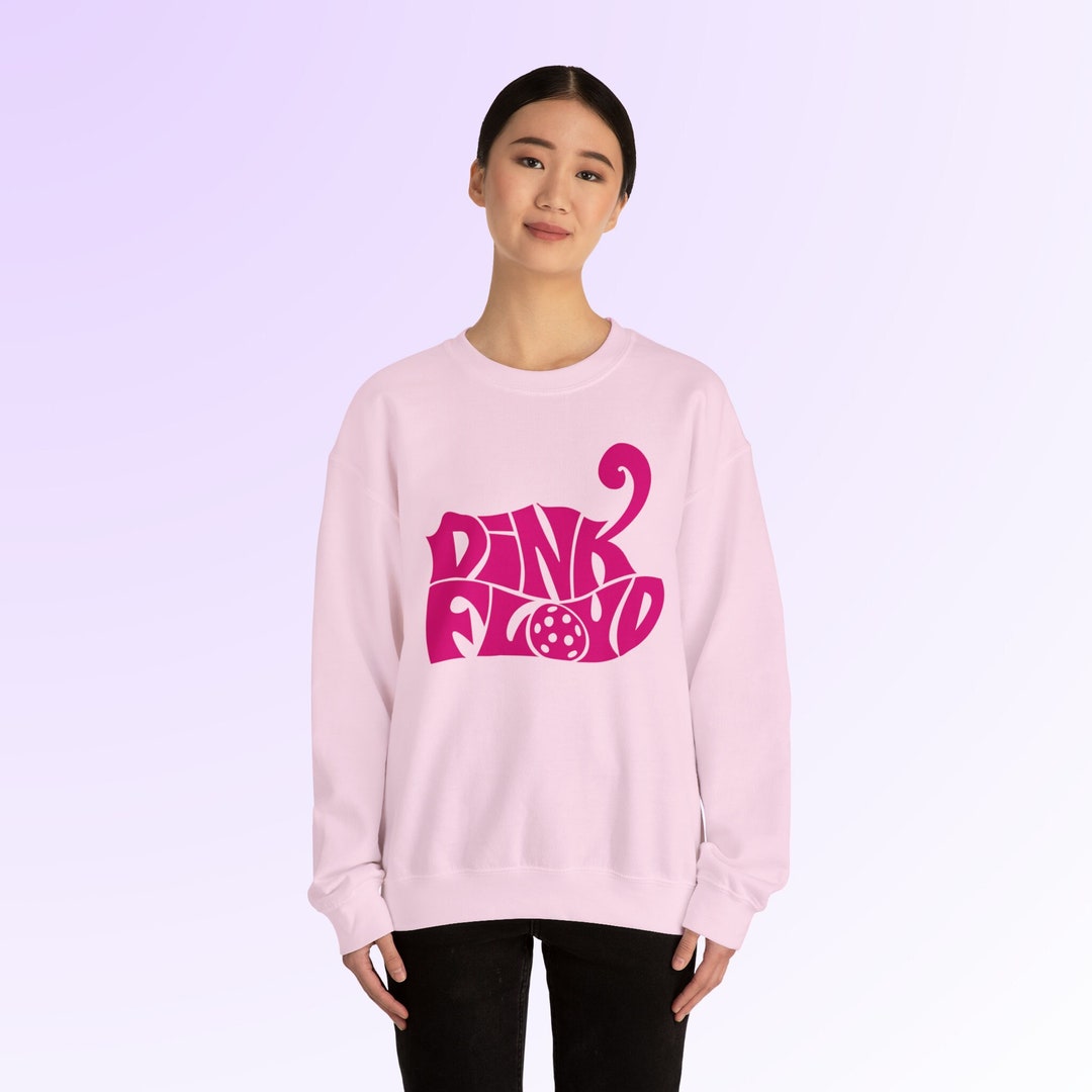 DINK FLOYD Pickleball Pun Sweatshirt Pink Floyd Logo Etsy