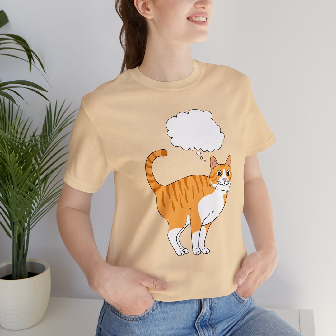 Funny Orange Cat Shirt, Cute Ginger Cat Tee, Orange Cat Mom Gifts, No