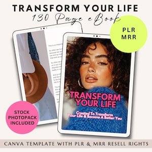 Self Improvement eBook with Master Resell Rights - Personal Growth & Development - Digital Download - MRR Canva  Coaching Templates - DFY