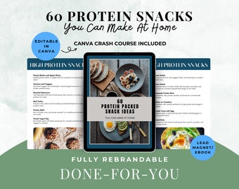 Magnete guida Health Coach, Contenuto nutrizionale fatto per te, Snack proteici, Magnete guida nutrizionale, Ebook di coaching nutrizionale, Risorsa per il corso