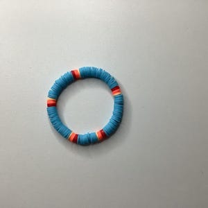 sunset themed beaded bracelet