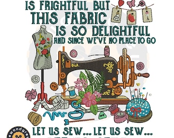 let us sew Embroidery Design