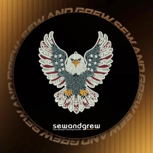 American Eagle FSL Embroidery design