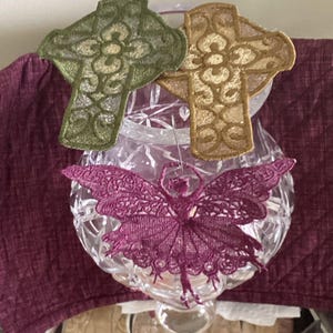 Butterfly Ballerina FSL Embroidery design image 3