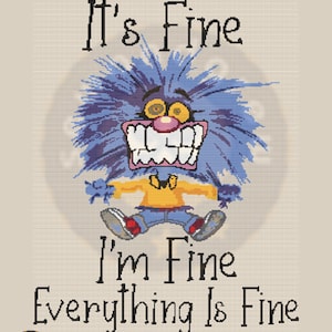 I am Fine Cross Stitch