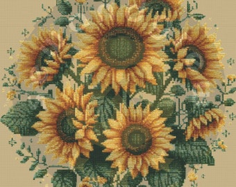 Sunflower Cross Stitch