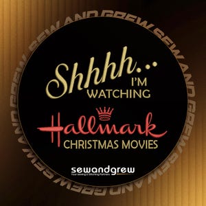 Ssshhh Watch Hallmark Embroidery Design
