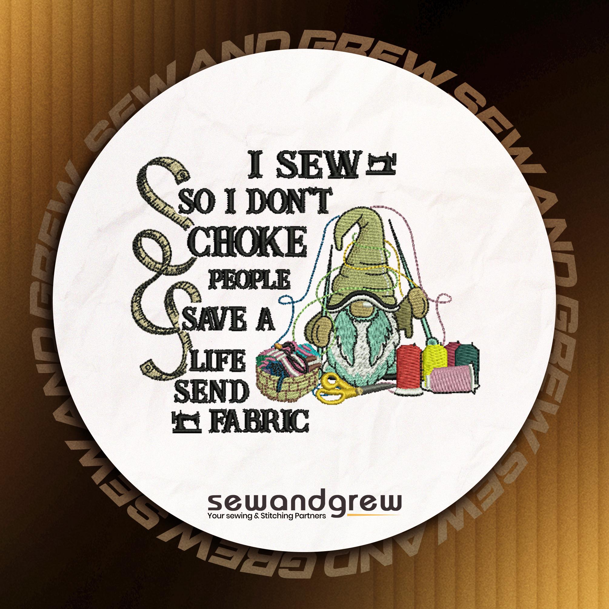 Sewing Gnome Embroidery Design - Etsy