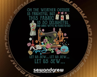 let us sew Embroidery Design