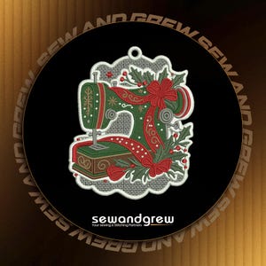 FSL Christmas Sewing Machine  Embroidery design
