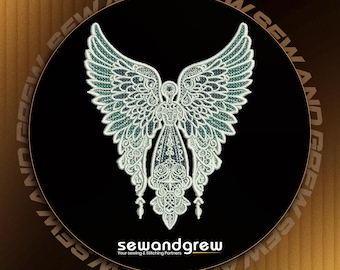 FSL White Angel Embroidery design