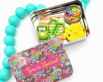 Notions Tin for Knitting Box for Crochet Notions for Knitting Tin for Mother's Day Gift for Her Knitting Supply Tin for Crochet Gift for Mom