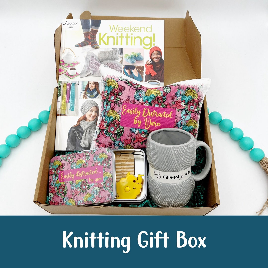 Knitting Gift Box for Knitter Gifts for Knitting Supplies for Knit