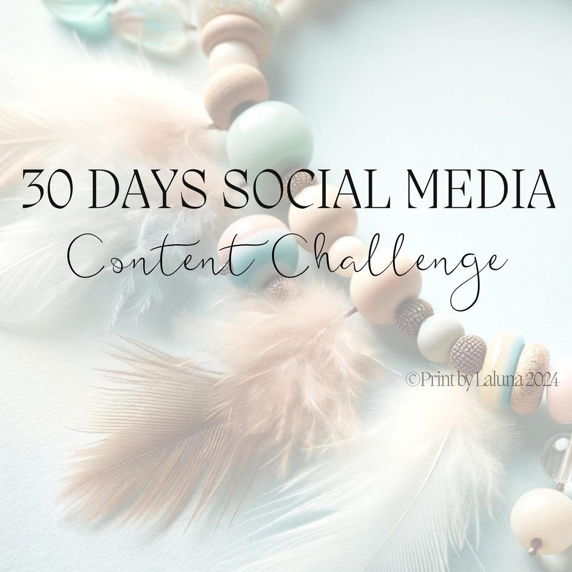 30 Days Social Media Content Challenge - Boost Your Handmade Business ...