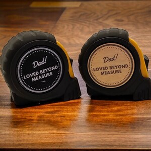 Personalized Dad Measuring Tape, Custom Father&#39;s Day Gift, Handyman Tool, Dad Tool, gift for dad