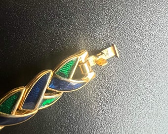 【T-ポイント5倍】 Vintage Etsy - Bracelet Blue and Green D'orlan アクセサリー