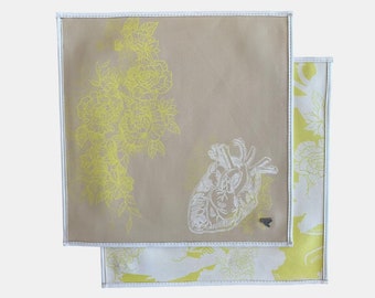 Yellow Heart Placemat (Set of 4)