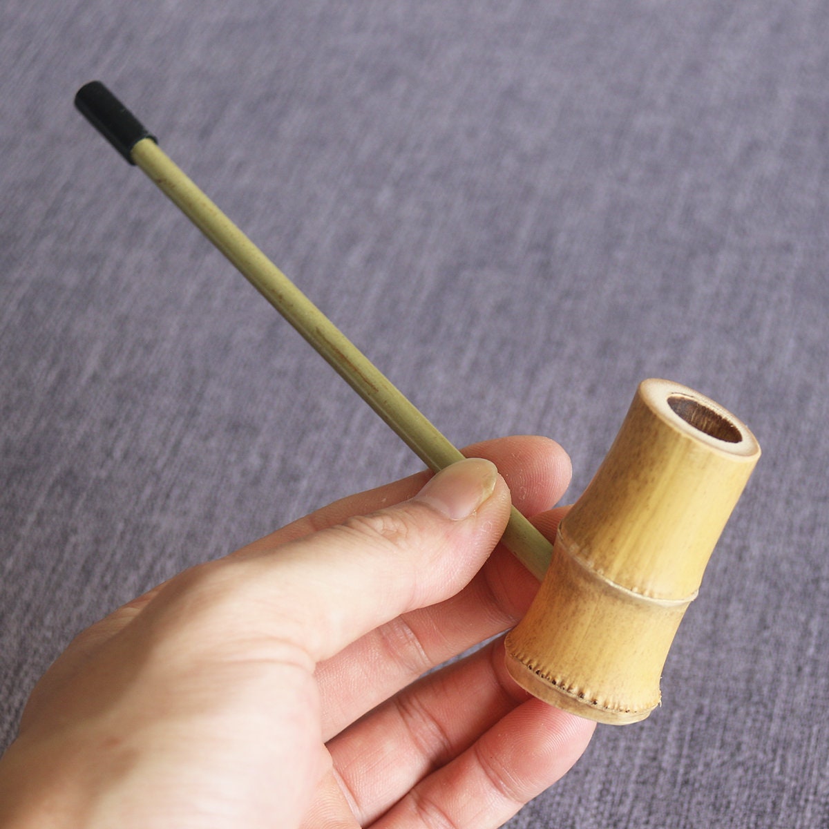 Handmade Bamboo pipe crafts Bamboo smoking pipe Traditional bamboo pipe ...