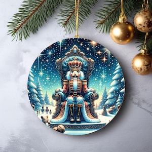Nutcracker Christmas Ornament, Winter Wonderland Ornaments, Christmas Tree Decoration, Nutcracker Ornament, 3D Christmas Ornament