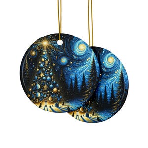 Northern Lights Ornament, Winter Wonderland Ornaments, Christmas Tree ...