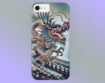 Japanese iPhone Case, iPhone Case Cute, Dragon Gifts, Year of the Dragon, Japanese Art, Japanese iPhone 14 Case