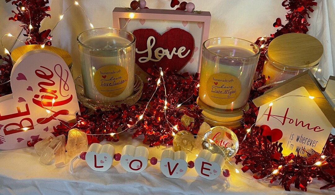 Valentine Spotlight Candles Etsy