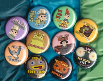 Over the Garden Wall - Set of (10) 1” Buttons or Magnets - FREE SHIPPING!