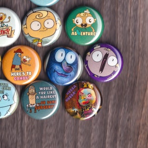 The Marvelous Misadventures of Flapjack Set of 11 1 Buttons or Magnets FREE SHIPPING image 3