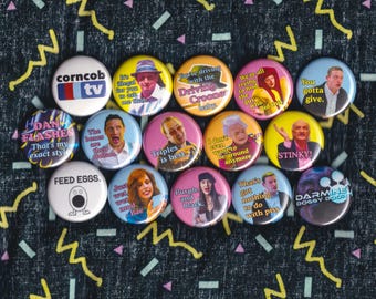 Button Set - ‘I Think You Should Leave’ TV Show - 1” Comedy Pins or Magnet Pack of 15