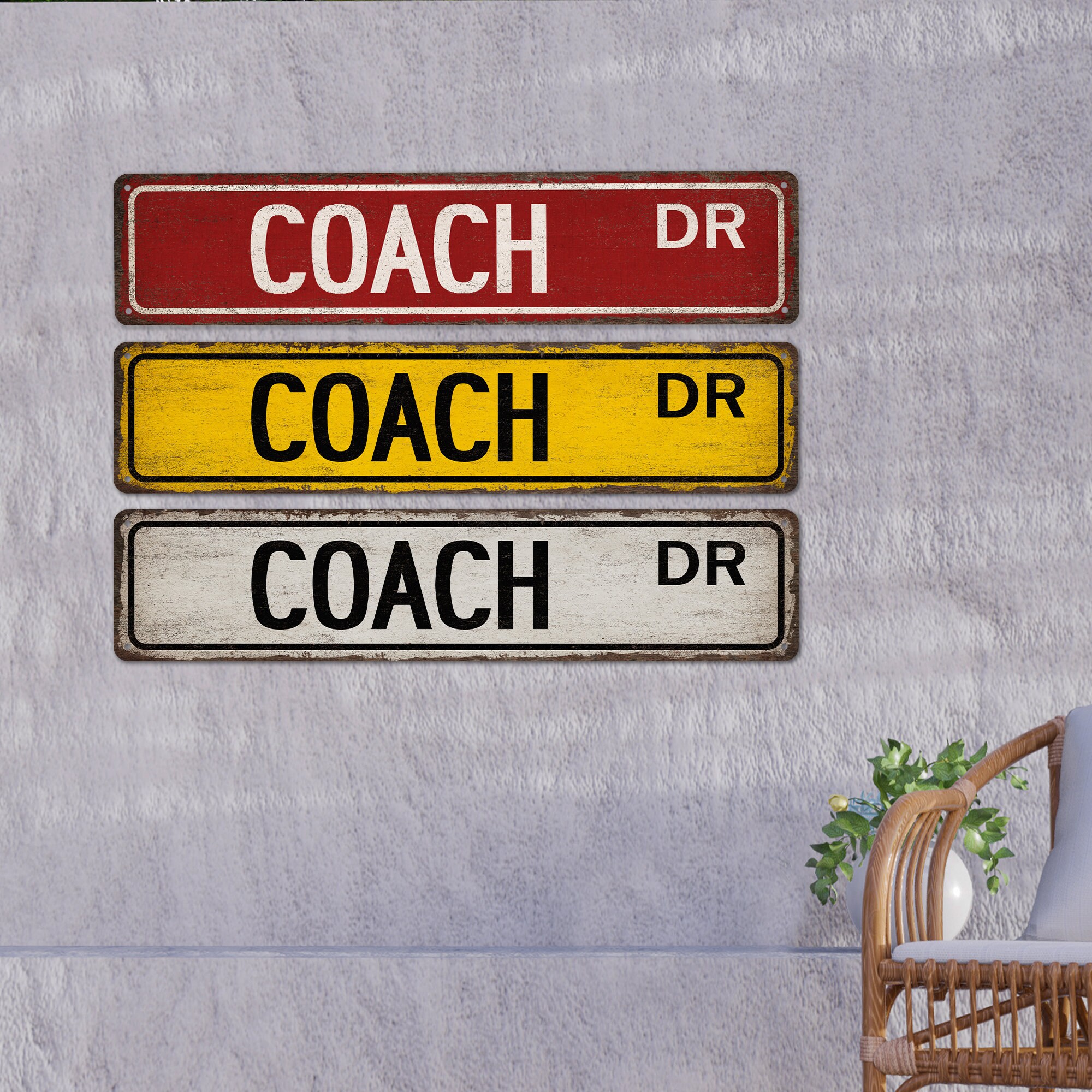 Coach Sign, Sports Coach Street Sign, Athletic Program, Back to School ...
