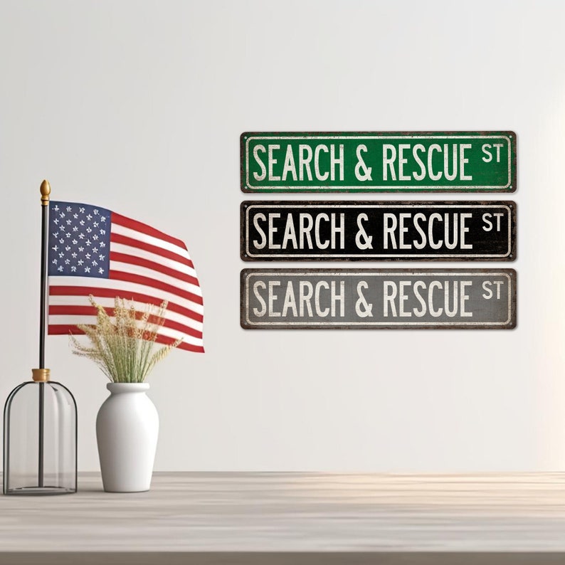 Search and Rescue Sign, SAR Street Sign, EMS, Mountain Rescue, Sar Dog ...