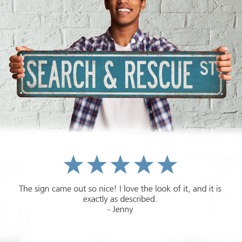 Search and Rescue Sign, SAR Street Sign, EMS, Mountain Rescue, Sar Dog ...