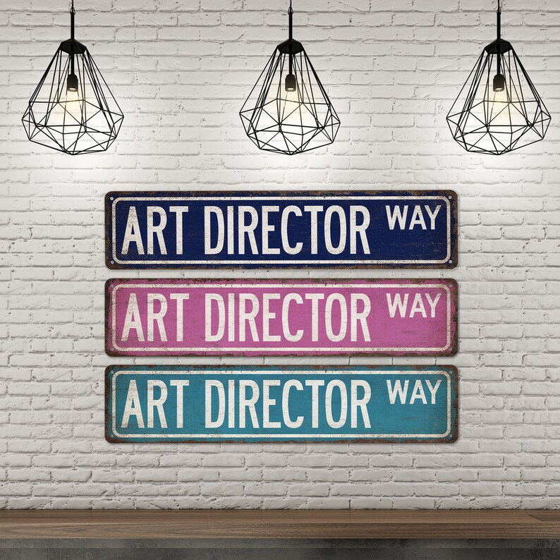 Directr Sign Art Director Sign, Art Director Street Sign, Office Decor, Marketing ...
