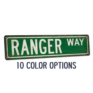 Ranger Sign, Military Street Sign, US Army Decor, Army Ranger, Retirement, Veteran Gift, Military Gift, 75th Ranger Regiment 104180021131