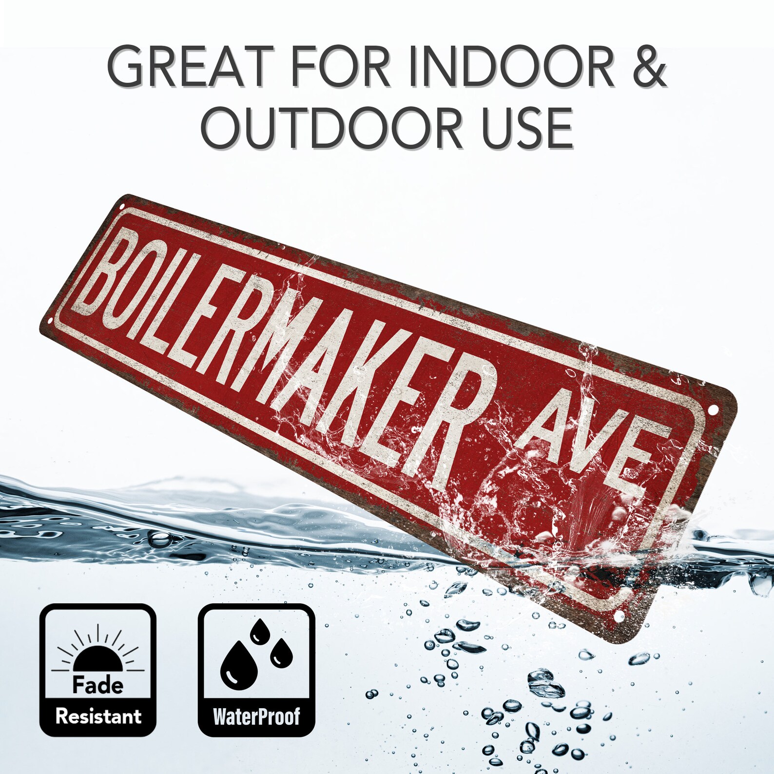 Boilermaker Street Sign, Metal Worker Decor - Etsy