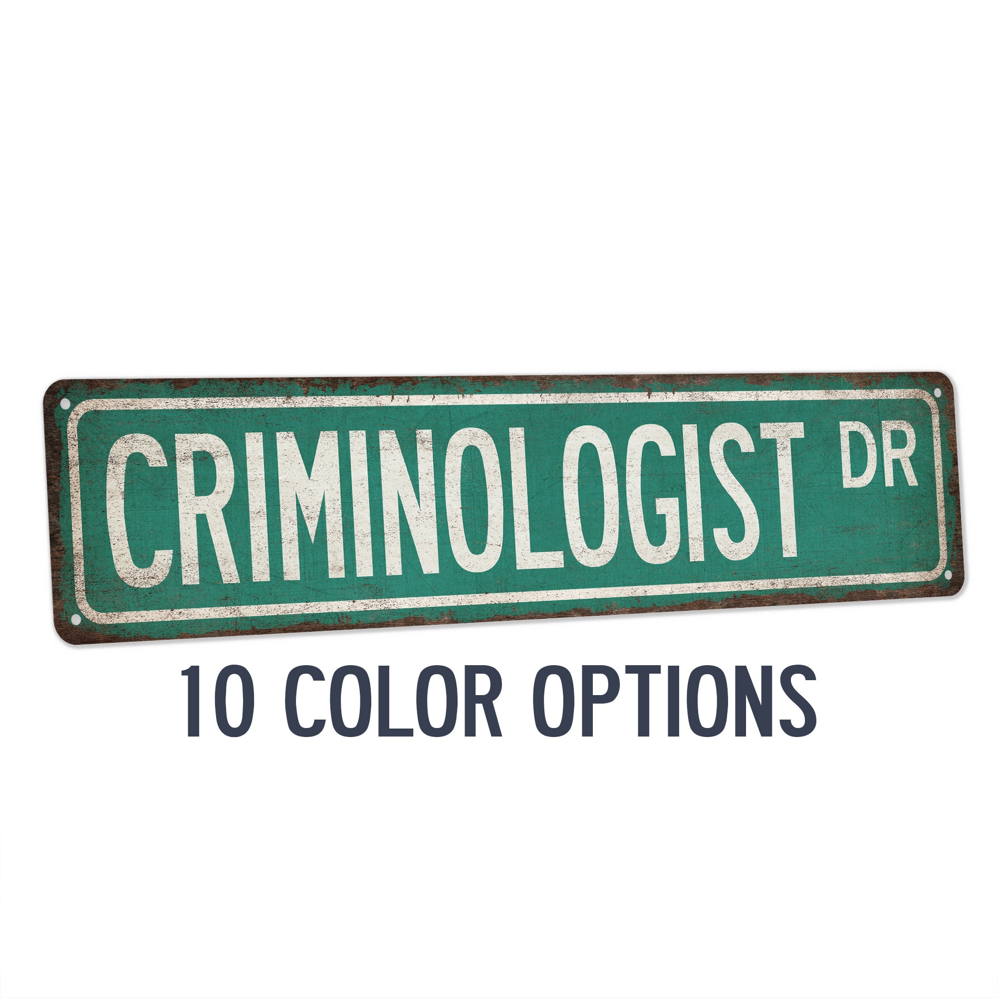 Criminologist Street Sign, Gift for Criminologist, Criminologist Gift, Criminologist Sign, Criminology Gift, Police Office Sign 104180021167