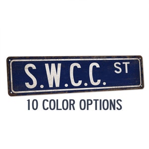 Navy Sign, SWCC Street Sign, Special Warfare Combatant Crew, US Navy Decor, Retirement, Veteran Gift, Boat Operator, Seals  104180021134