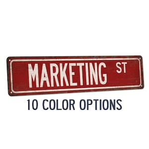 Marketing Sign, Marketing Street Sign, Marketing Office Decor, Advertising, Marketing Firm, Brand Promotion, Specialist 104180021096