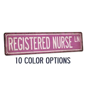Registered Nurse Sign, Gift for Nurse, RN Sign, Hospital Sign, Doctor&#39;s Office Decor, Nursing School, Medical School Graduation 104180021049