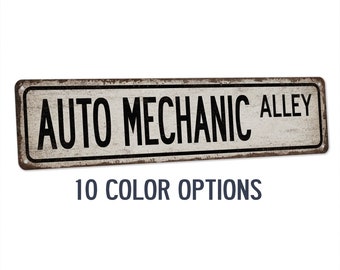 Auto Mechanic Street Sign, Gift For Auto Mechanic, Auto Mechanic Sign, Car Mechanic Gift, Automotive, Auto Garage Decor Sign 104180021023