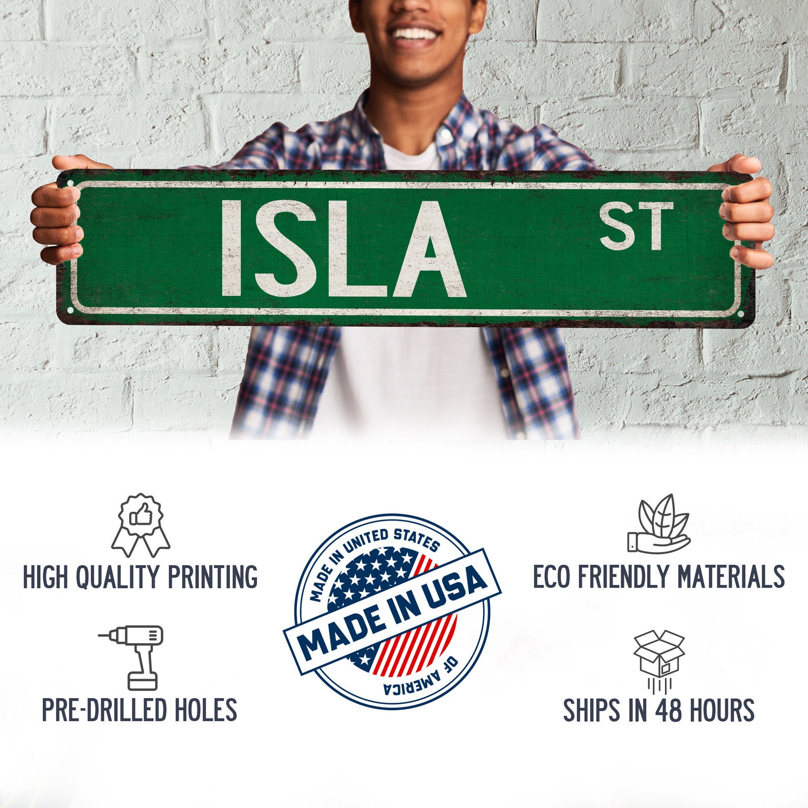Isla Sign Isla Sign, Isla Gift, Girls Room Decor, Custom Street Sign, Signs for ...