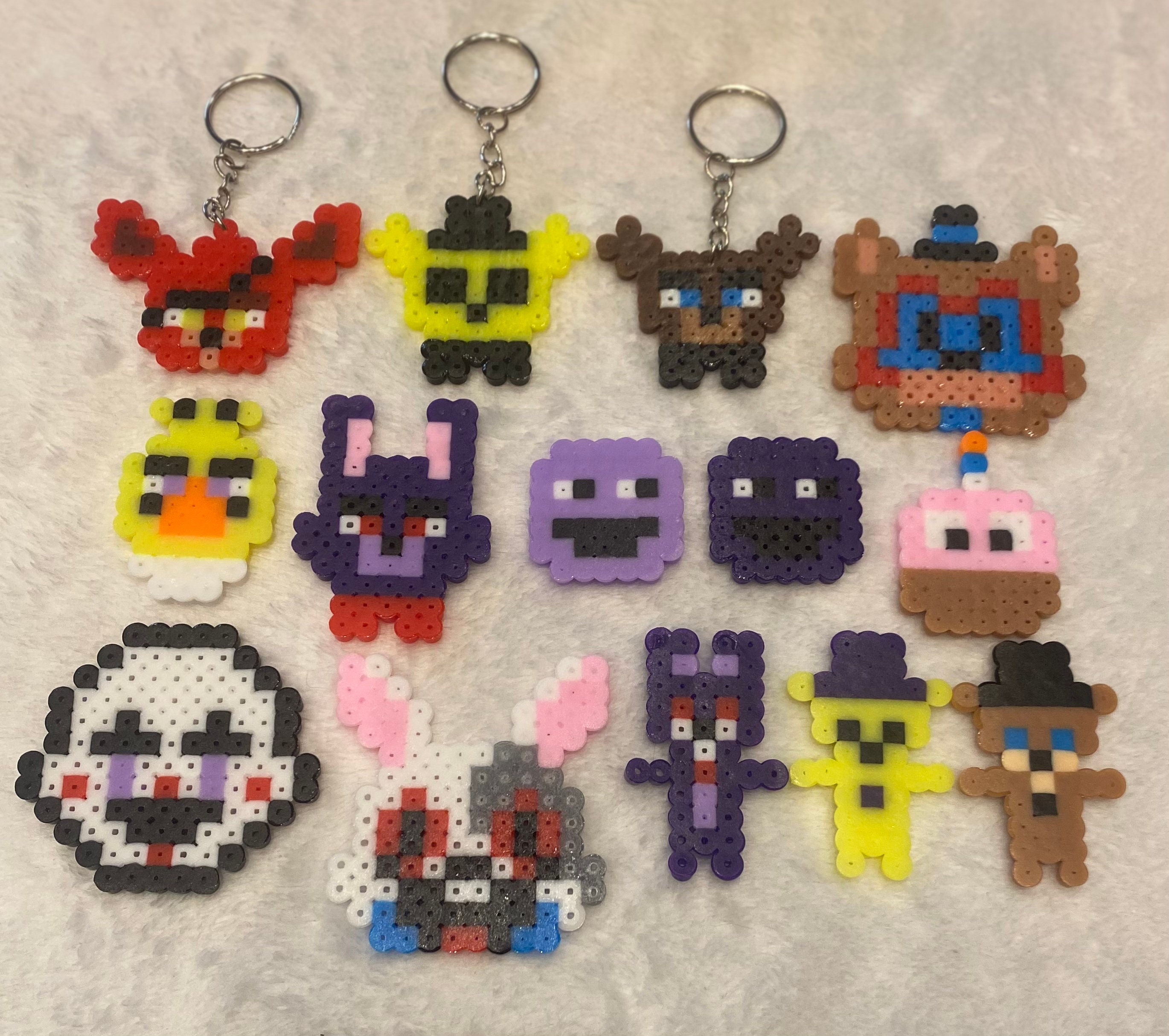 FNaF Movie Marionette The Puppet Perler Keychain | Lapel Pin | Magnet |  Sprite