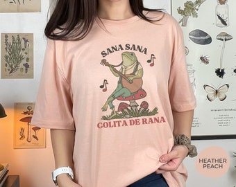 Sana Sana Tshirt, funny t-shirt, Womens cute shirt, latina shirts for Women, top gift for mom tee, gift for aunt, retro mexican phrase shirt