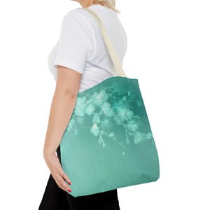 Cherry blossom tote bag, tote bag, art design bag, women&#39;s handbag, floral style bag, spring gift.