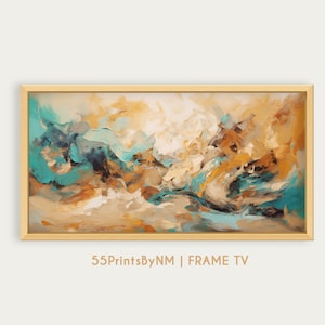 Abstract  Frame TV Art Vintage Digital Download Samsung Frame TV Art  Textured Art for Frame TV Oil Painting