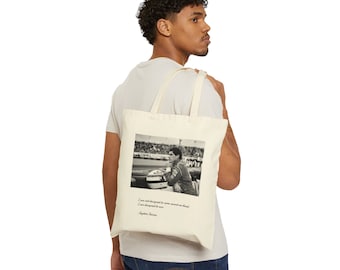 Ayrton Senna F1 Baumwoll-Canvas-Einkaufstasche